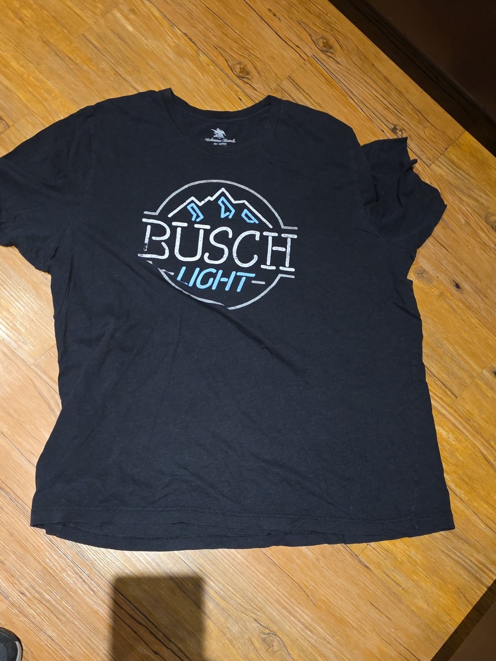 Busch Light Men's Black Short Sleeve Logo Tee
